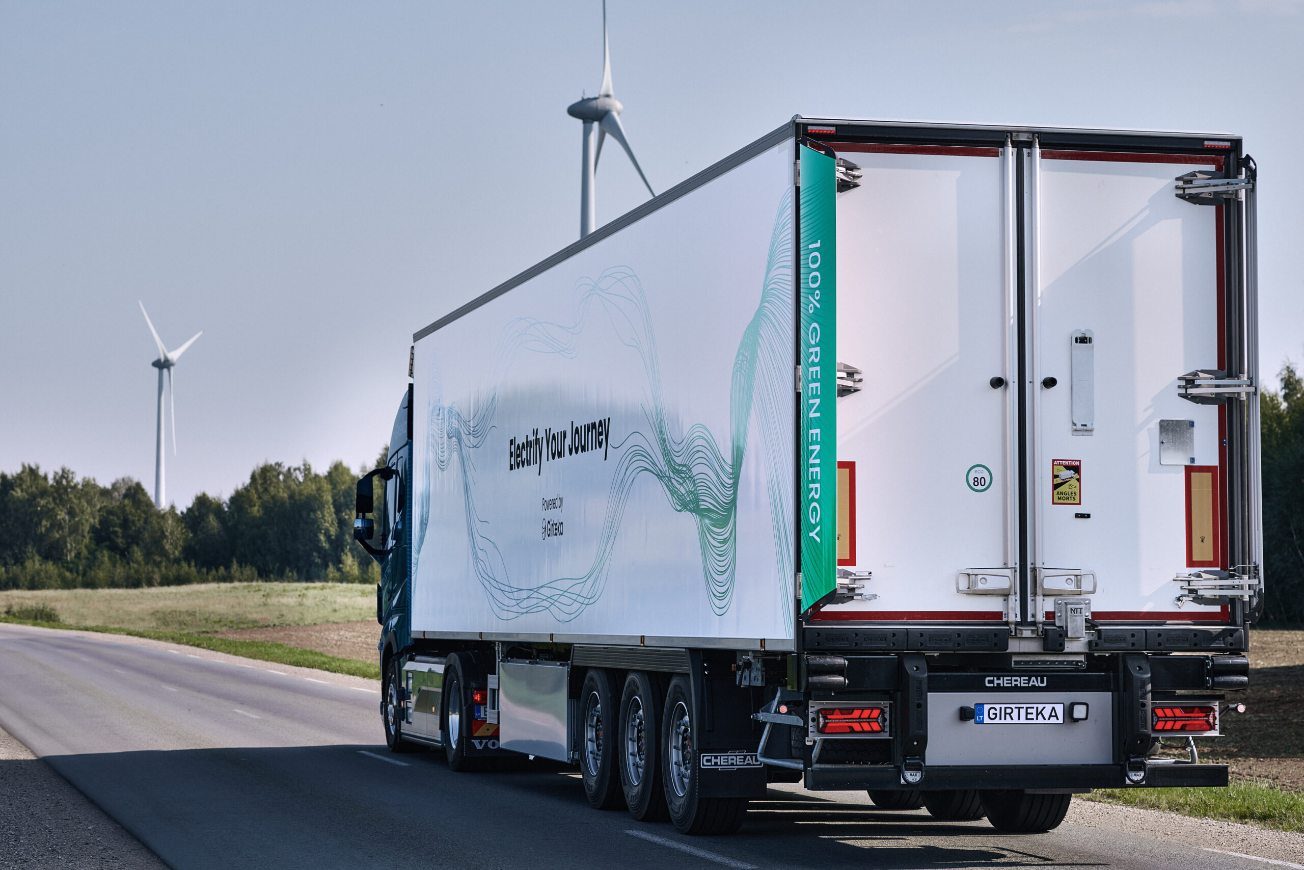 Girteka's Volvo battery-electric truck and green energy